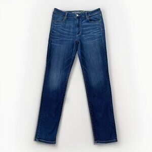 American Eagle Jeans Womens 12 Medium Wash Super Hi-Rise Jeggings
